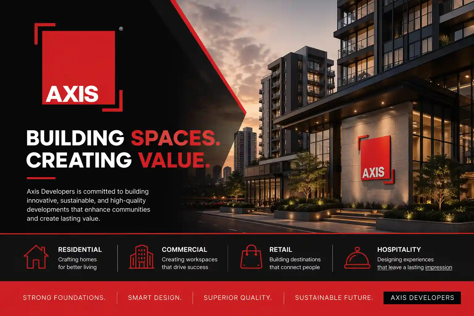 Axis Concept official logo for Whitefield projects