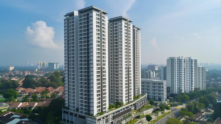 Newly launched residential towers in Whitefield, Bangalore, artist impression