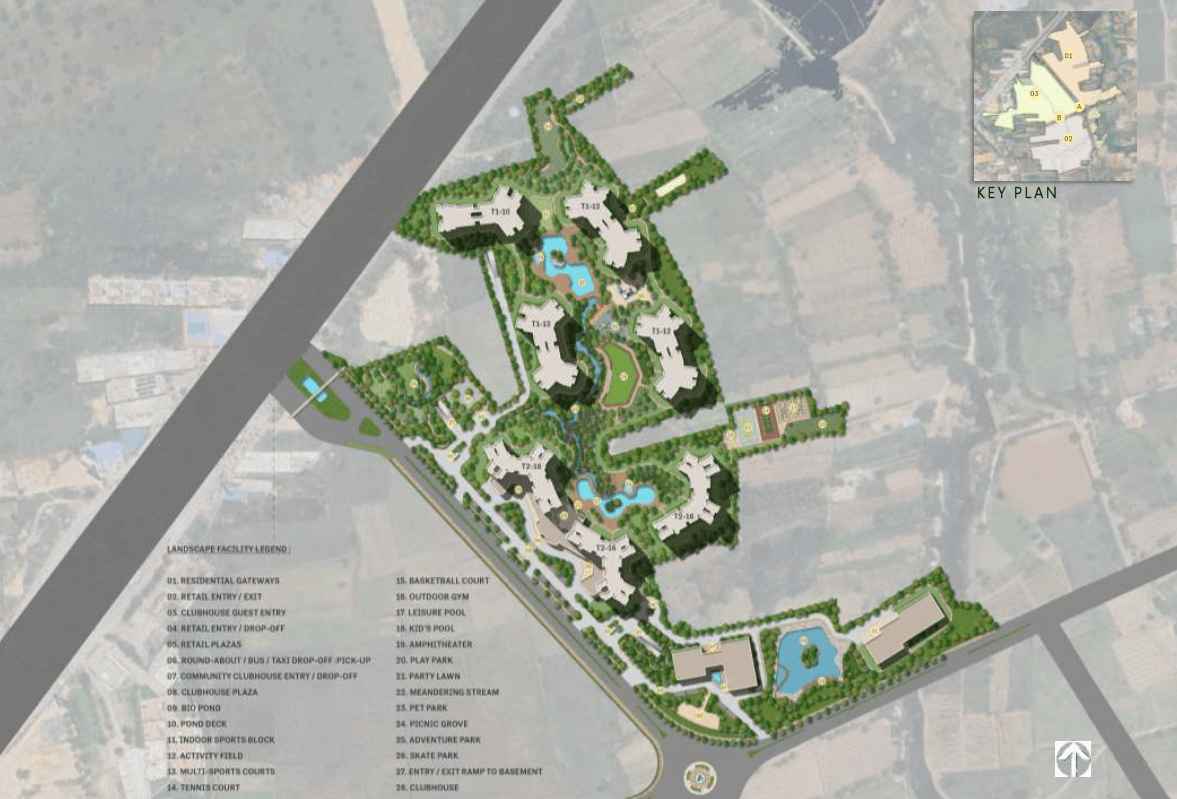 Puravankara Bougainvilla master plan 2.2 acres luxury villas