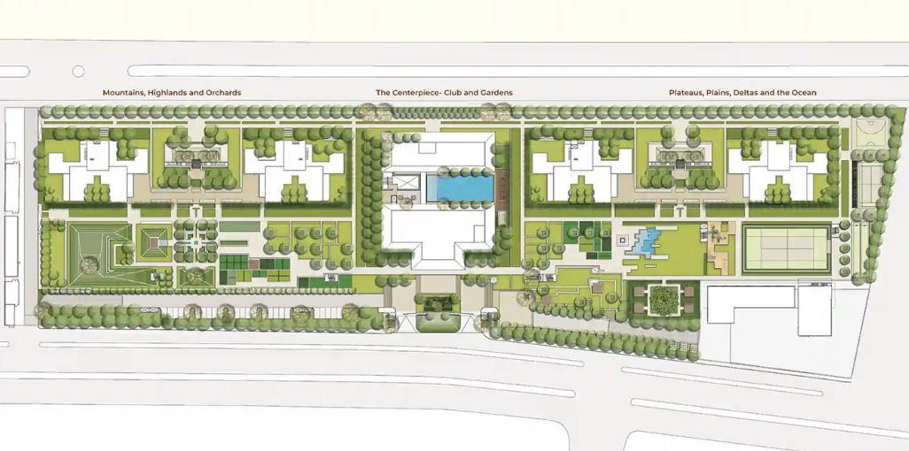 Sobha Liora Master Plan layout Whitefield